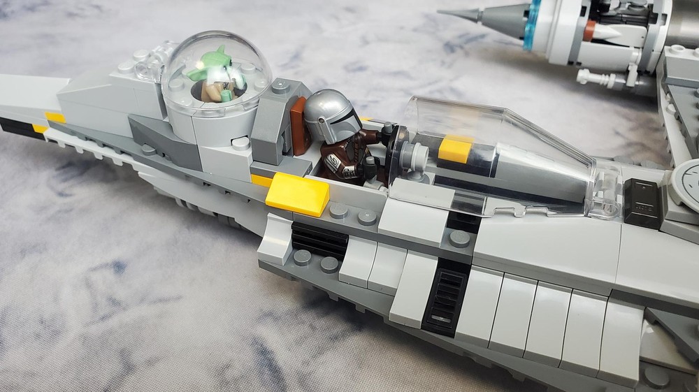 Lego Sliding cockpit N-1 Starfighter Modification