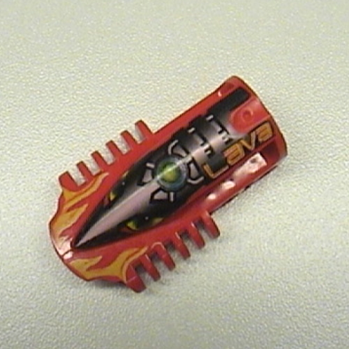 Lego Technic Block 3 x 5 x 1 2/3 with RoboRider Lava Print