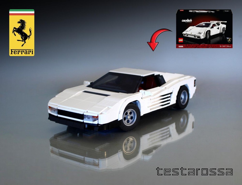 Lego 10337 Miami Vice Ferarri Testarossa
