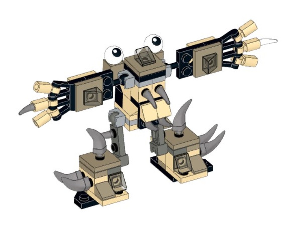 Lego Spikey (Mixels Creation from set 41521-1 + 41522-1 + 41523-1)
