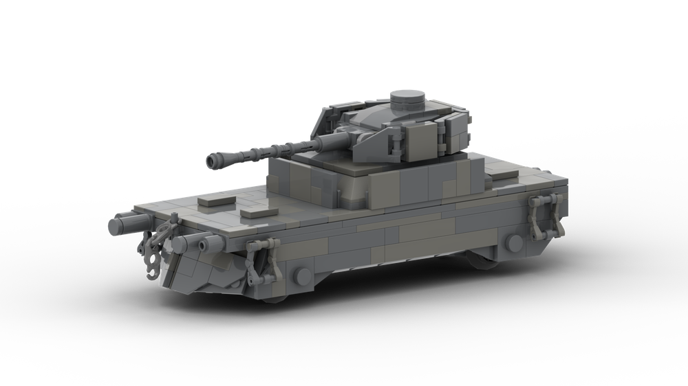 Lego Tank Hunter Car with Panzer IV turret