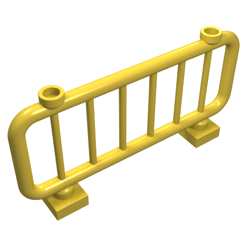 Lego Fence / Bar 1 x 8 x 3 / Yellow