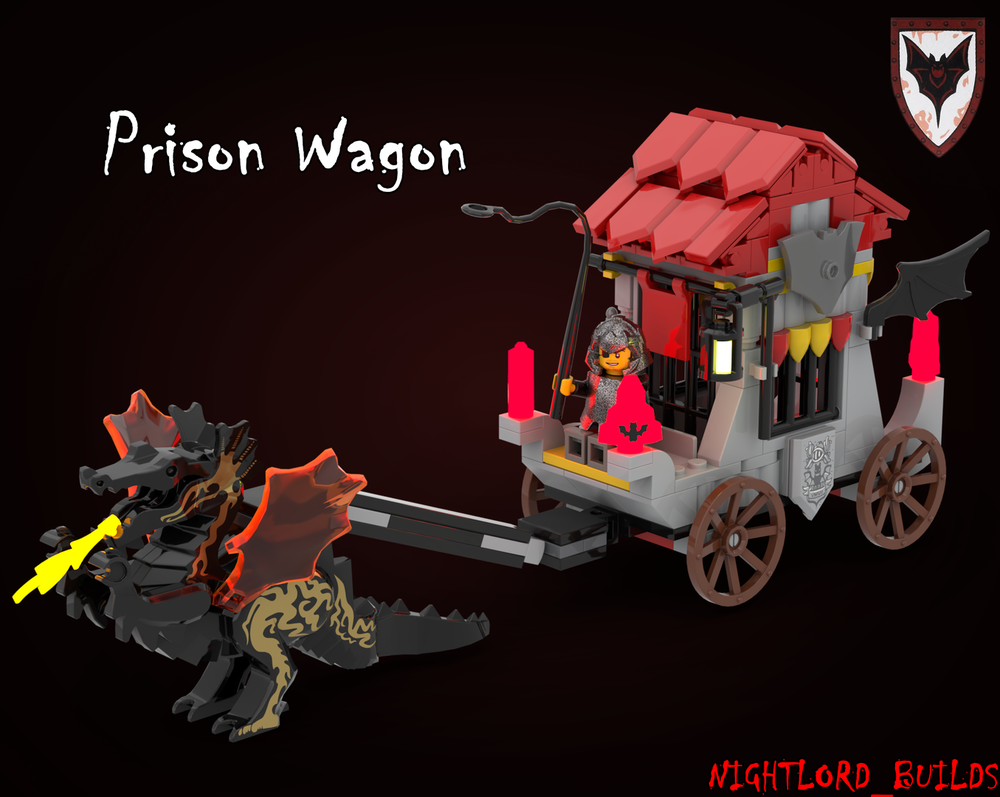 Lego Fright Knight Prison Wagon