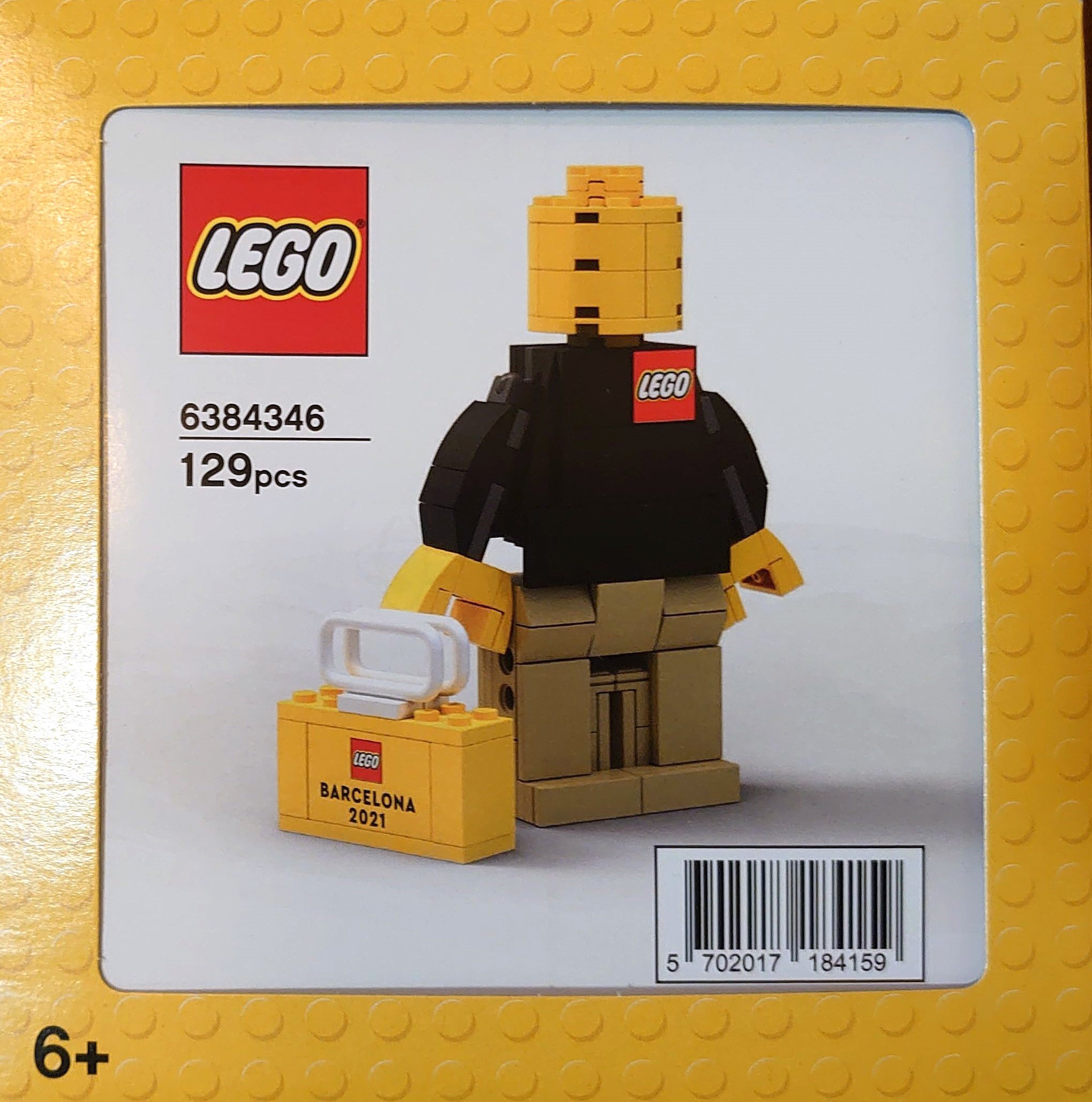 Lego Barcelona Brand Store Opening Associate Figure