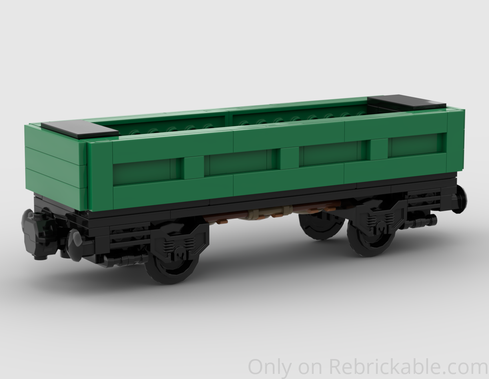 Lego Cargo Train Open Wagon (6-wide)