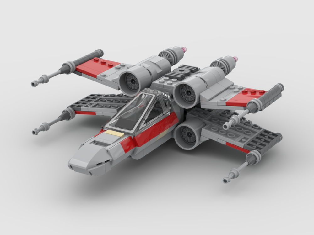Lego Midi-Scale X Wing Starfighter (Red Squadron)
