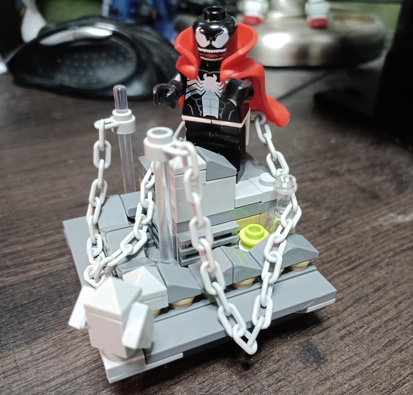 Lego Spawn mini display stand