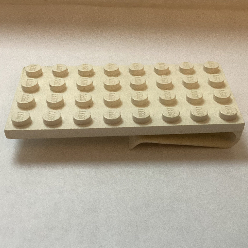 Lego Scala, Plate Special 4 x 8 with Clip / Black