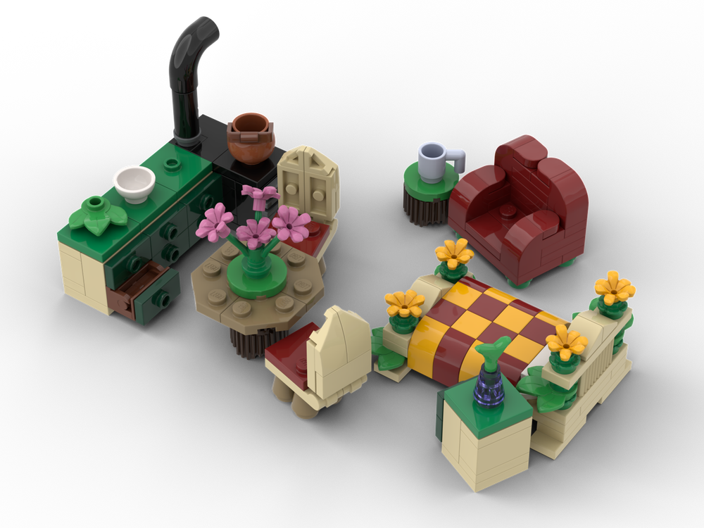 Lego Fairy Cottage Interieur Fittings