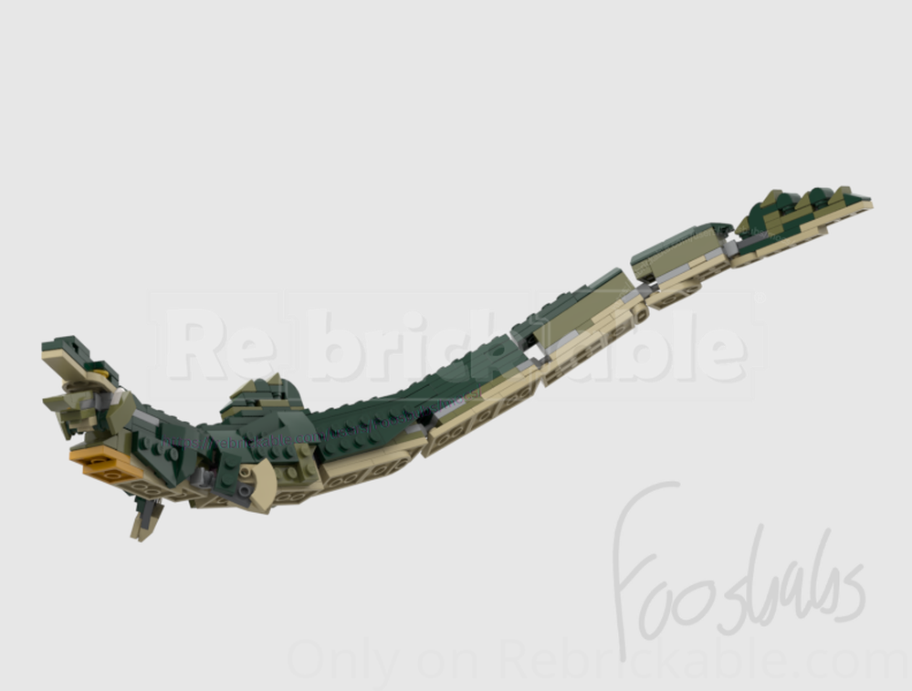 Lego 31121 Imperious River Dragon (Anguillarex macrophoneus)
