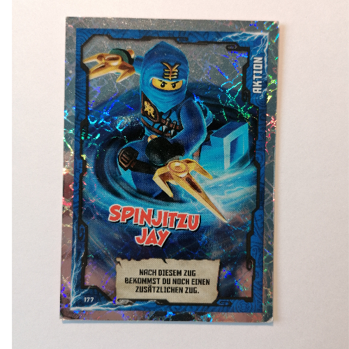 Lego Trading Card, Ninjago Game Series 1 [German] - 177 Spinjitzu Jay