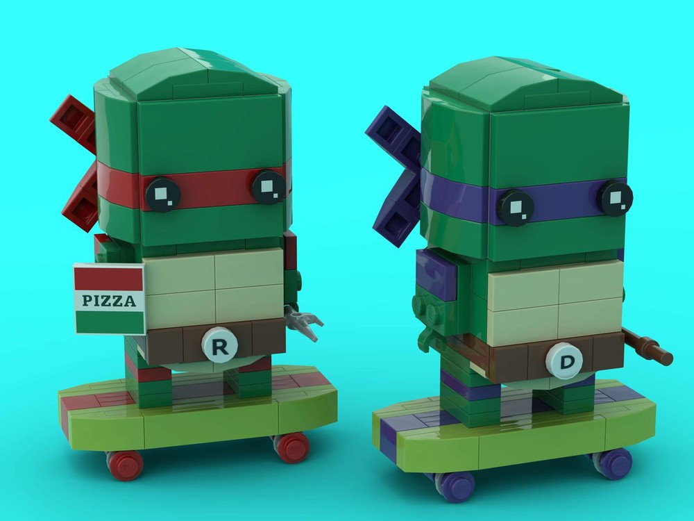 Lego Raphael and Donatello (Teenage Mutant Ninja Turtles)