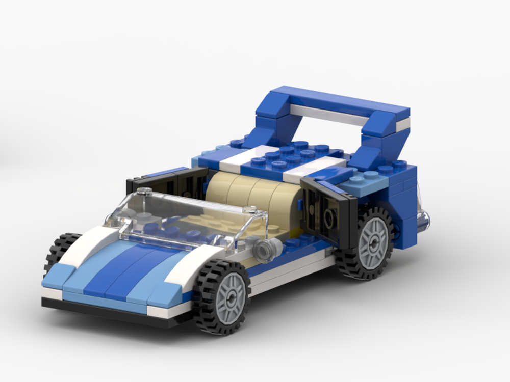 Lego blue car thing