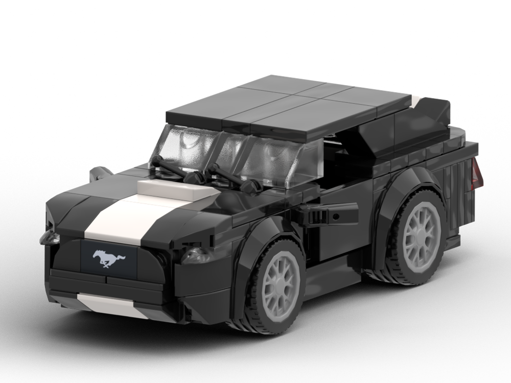 Lego Ford Mustang 2020 Black Version Stud6