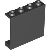 Lego Panel 1 x 4 x 3 [Hollow Studs] / Black