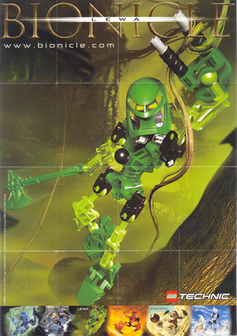 Lego 2001 Mini Bionicle - Lewa (4130831)