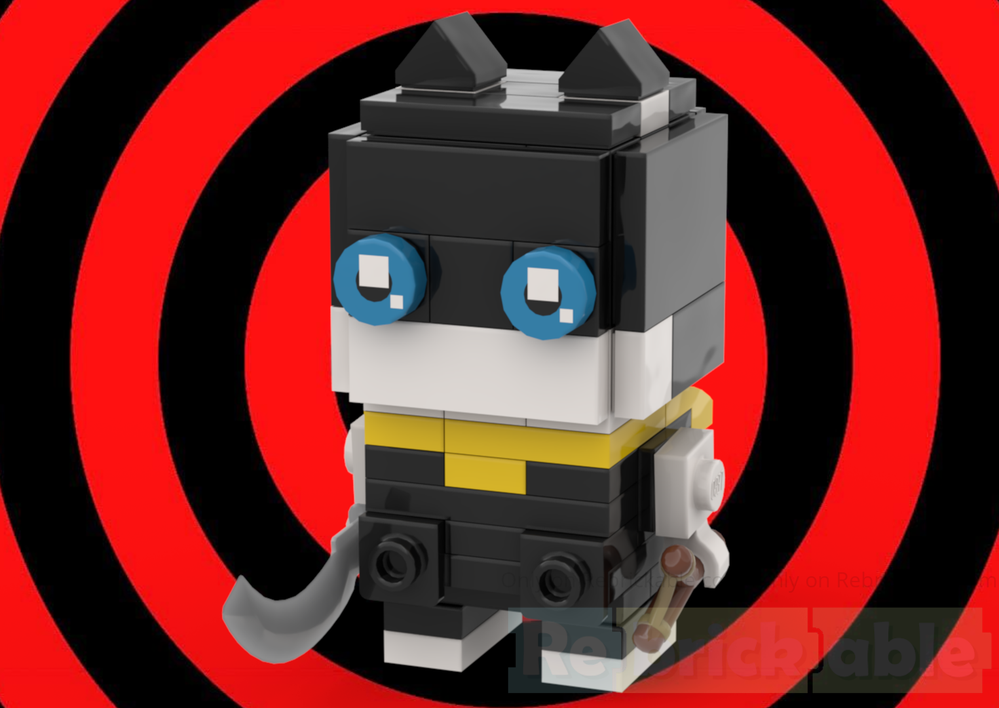 Lego Mona BrickHead - Persona 5