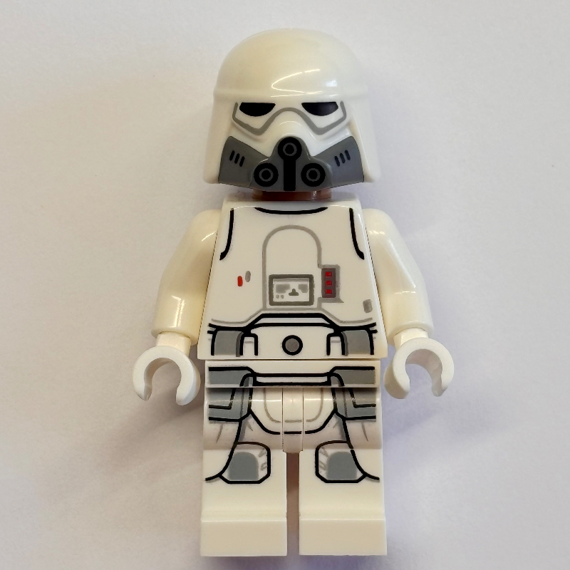Lego Imperial Remnant Snowtrooper, Medium Nougat Head