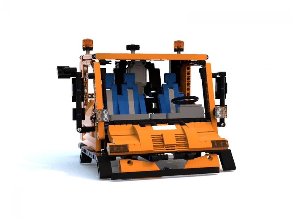 Lego Unimog U400 8110 moded cab V3