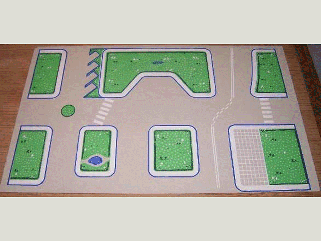 Lego Town Plan Board, Masonite (53 1/2cm x 80cm)