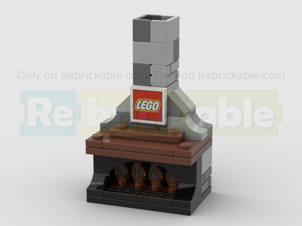 Lego Animal Crossing Lego Fireplace