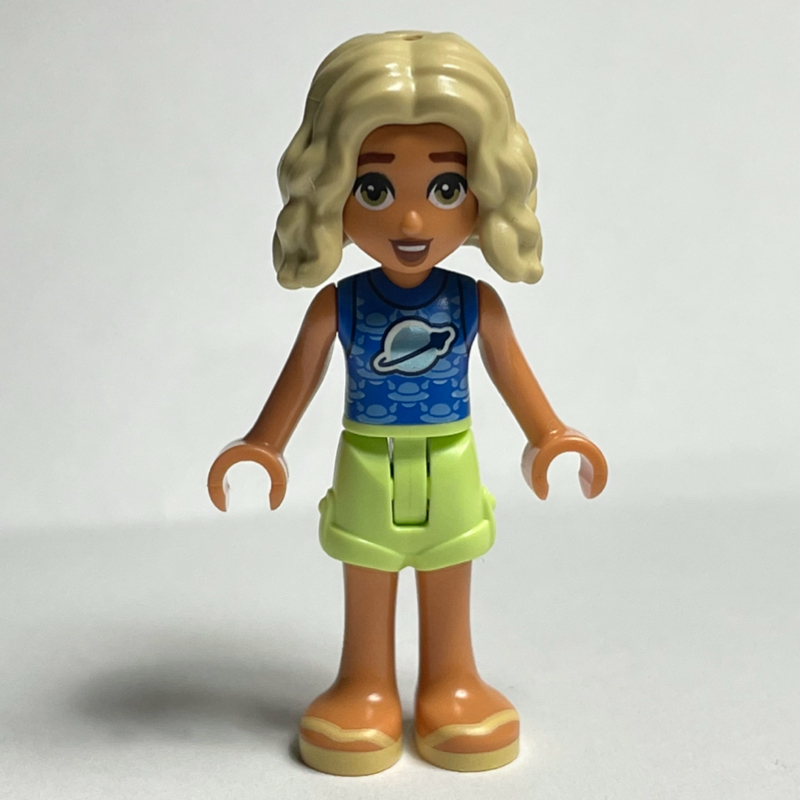 Lego Nova - Blue Top, Tan Shorts