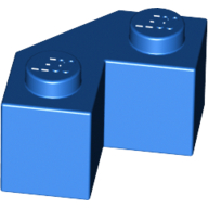 Lego Brick Wedged 2 x 2 Facet / Blue