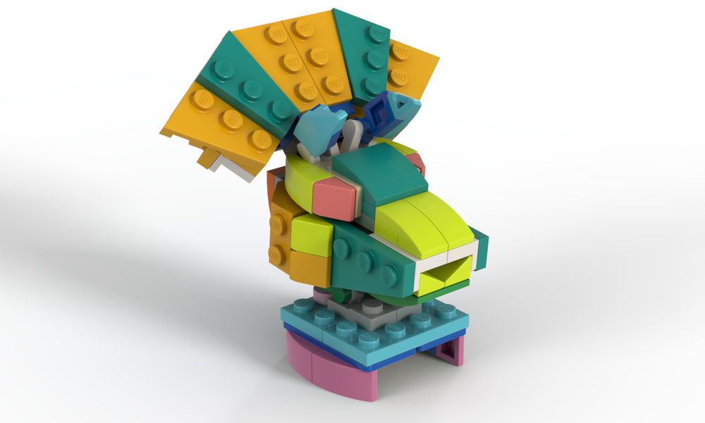 Lego Triceratop's head