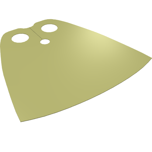 Lego Neckwear Cape, Standard [Traditional Starched Fabric] / Olive Green