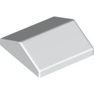 Lego Brick Sloped 33° 2 x 2 Double / White