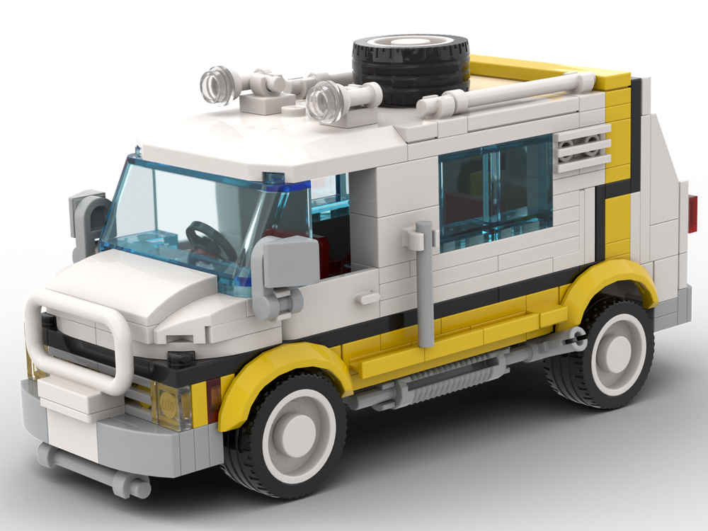 Lego City Style Rallye Van