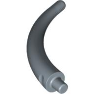 Lego Animal Body Part / Plant, Tail / Claw / Horn / Branch / Tentacle, End Section / Sand Blue