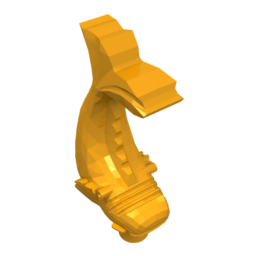 Lego Animal, Fish, Ornamental / Medium Orange