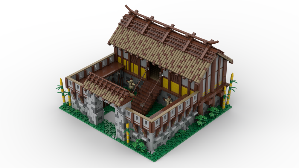 Lego Age of Empires - Barracks (East Asian)