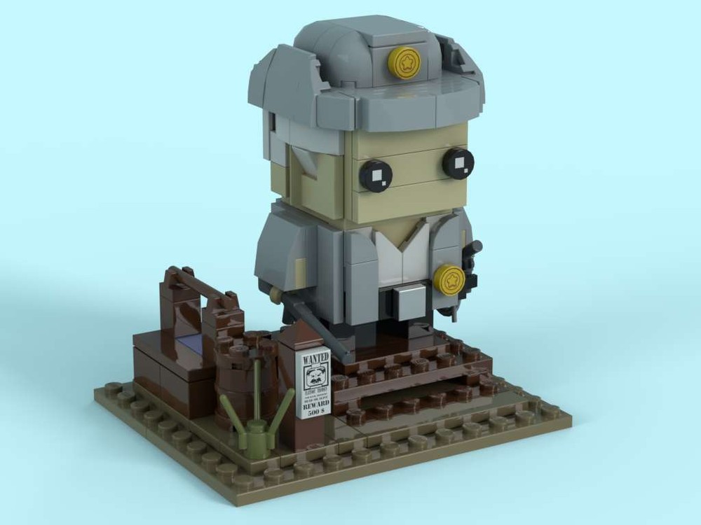 Lego Brick-built Wild West: Sheriff