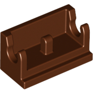 Lego Hinge Brick 1 x 2 Base / Reddish Brown