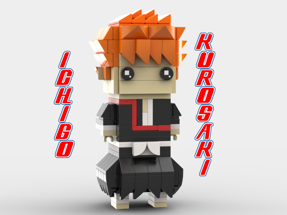 Lego Ichigo Kurosaki - Bleach | Brickheadz