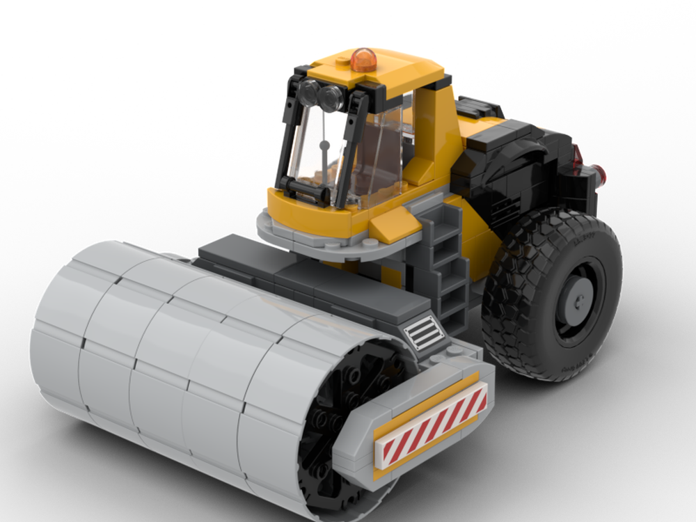 Lego Construction Steamroller - 7746 Revamp