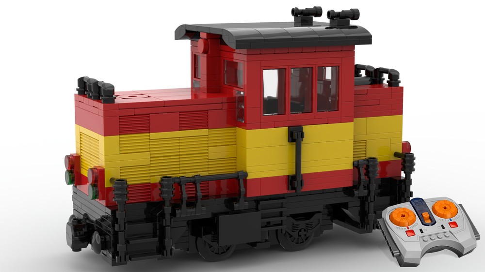 Lego Locomotive ČD-Baureihe 704 -- MOC