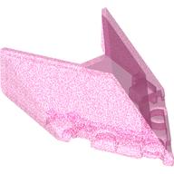 Lego Windscreen 6 x 4 x 1 1/3 Pointed / Opal Trans-Dark Pink
