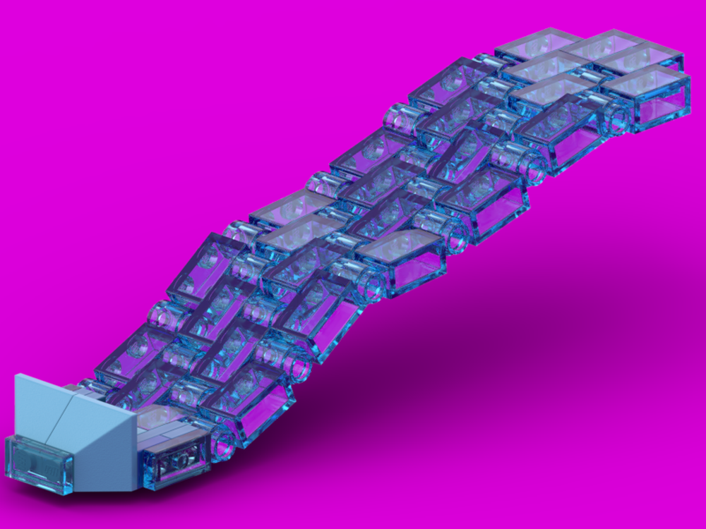 Lego iceman ice slide