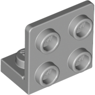 Lego Bracket 1 x 2 - 2 x 2 Inverted / Light Bluish Gray