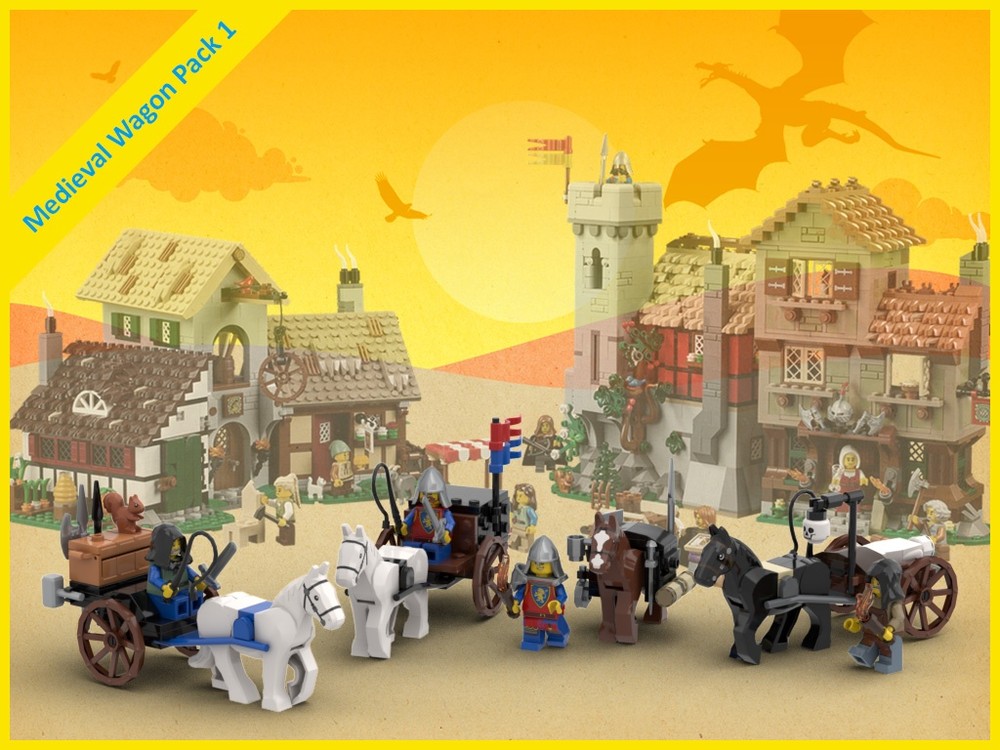 Lego Medieval Wagon Pack 1