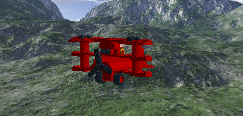 Lego Red Baron Airplane
