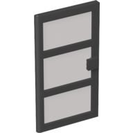 Lego Door 1 x 4 x 6 with 3 Panes with Trans-Brown Glass