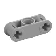 Lego Technic Axle and Pin Connector Perpendicular 3L with Centre Pin Hole / Pearl Light Gray