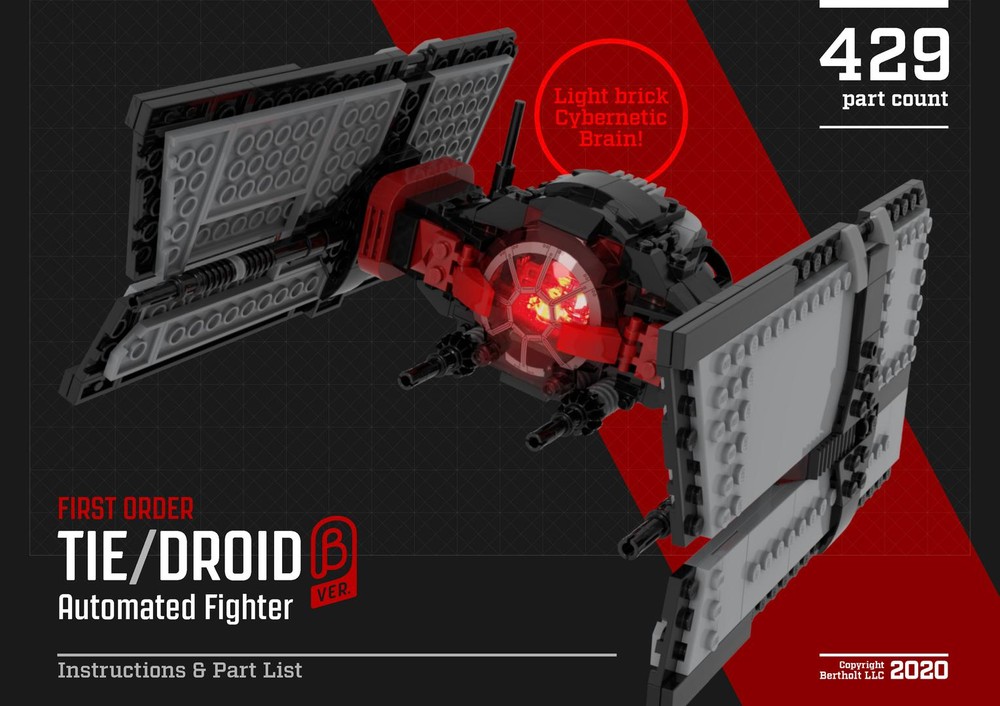 Lego First Order TIE/Droid Automated Fighter