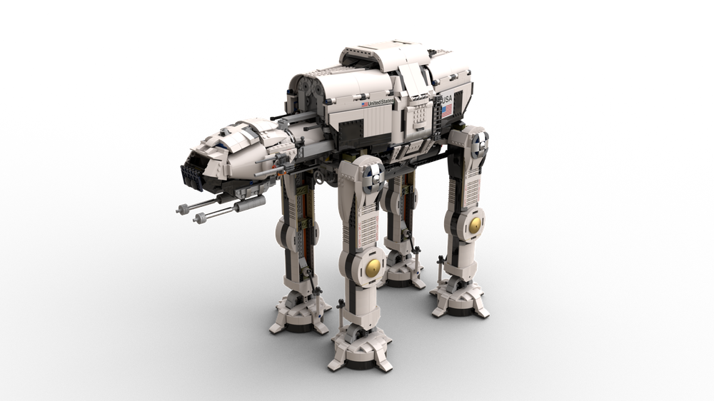 Lego Space Force Lunar Walker (AT-AT inspired vehicle)