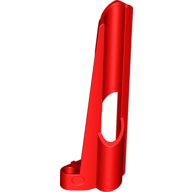 Lego Technic Panel Fairing # 8 Small Long, Large Hole, Side B / Red