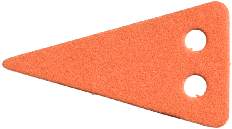Lego Foam Part for Set 3151 - Scala Flag Triangular with 2 Holes